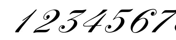 Yorkshire Regular Font, Number Fonts