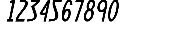 Yoshitoshi Italic Font, Number Fonts