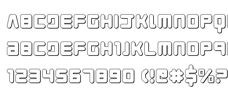glyphs Young Techs 3D font, сharacters Young Techs 3D font, symbols Young Techs 3D font, character map Young Techs 3D font, preview Young Techs 3D font, abc Young Techs 3D font, Young Techs 3D font