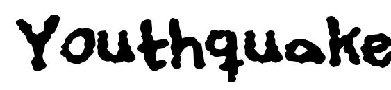 шрифт Youthquake, бесплатный шрифт Youthquake, предварительный просмотр шрифта Youthquake