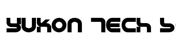 Yukon Tech Bold font, free Yukon Tech Bold font, preview Yukon Tech Bold font
