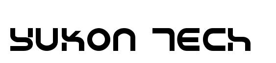 шрифт Yukon Tech, бесплатный шрифт Yukon Tech, предварительный просмотр шрифта Yukon Tech