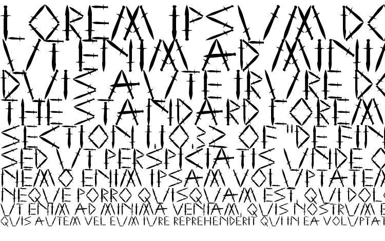 specimens Yy sword and dagger font, sample Yy sword and dagger font, an example of writing Yy sword and dagger font, review Yy sword and dagger font, preview Yy sword and dagger font, Yy sword and dagger font