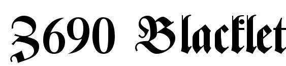 Z690 Blackletter Bold Font, Monogram Fonts