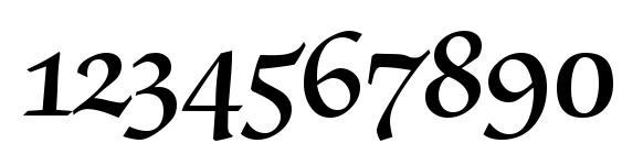 ZabriskieScriptSwash Demi Regular Font, Number Fonts