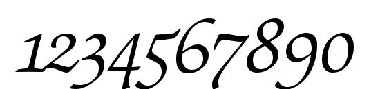 ZabriskieScriptSwash Italic Font, Number Fonts