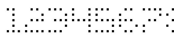Zado Semi Condensed Font, Number Fonts