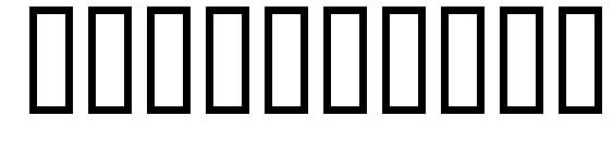 Zaglavny Font, Number Fonts