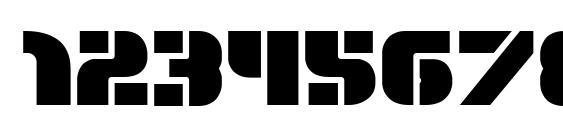 Zaius Stencil Font, Number Fonts