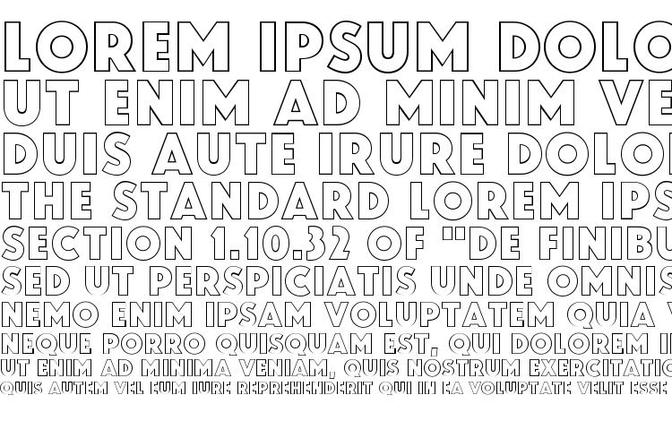 specimens Zamenhof Outline font, sample Zamenhof Outline font, an example of writing Zamenhof Outline font, review Zamenhof Outline font, preview Zamenhof Outline font, Zamenhof Outline font