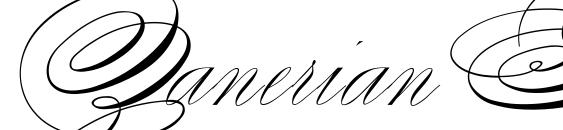 Zanerian Two Font, Elegant Fonts
