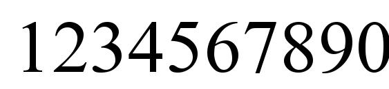 Zanes Font, Number Fonts