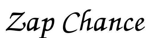 Zap Chance font, free Zap Chance font, preview Zap Chance font