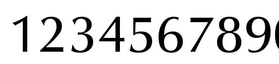 Zapf Humanist 601 Demi BT Font, Number Fonts