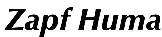 Zapf Humanist 601 Ultra Italic BT Font, Sans Serif Fonts