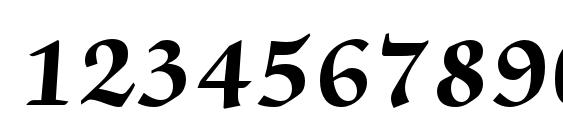 ZapfChanceryStd Bold Font, Number Fonts