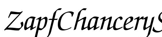 Шрифт ZapfChanceryStd Italic
