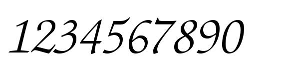 ZapfChanceryStd LightItalic Font, Number Fonts