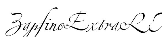 ZapfinoExtraLT Four Font, Beautiful Fonts