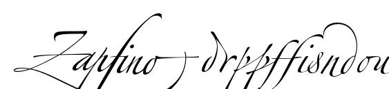 ZapfinoExtraLT Ligatures Font, Elegant Fonts