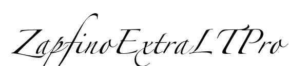 ZapfinoExtraLTPro font, free ZapfinoExtraLTPro font, preview ZapfinoExtraLTPro font