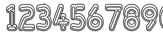 Zapped Sticks Font, Number Fonts