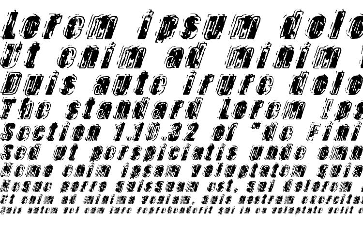 specimens Zapped font, sample Zapped font, an example of writing Zapped font, review Zapped font, preview Zapped font, Zapped font
