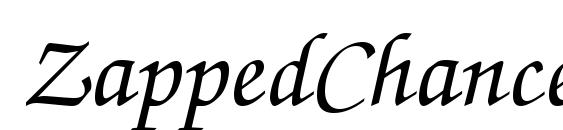 ZappedChancellor MedItalicSH Font, Elegant Fonts