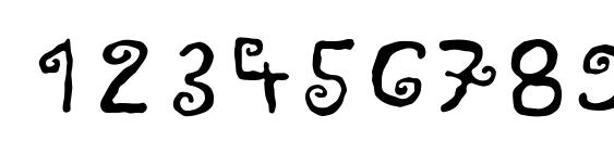 Zawijasy Font, Number Fonts