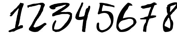 Zdarx Font, Number Fonts