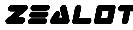 шрифт Zealot Italic, бесплатный шрифт Zealot Italic, предварительный просмотр шрифта Zealot Italic