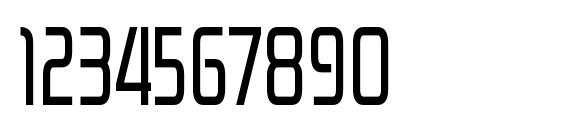 ZektonCd Regular Font, Number Fonts