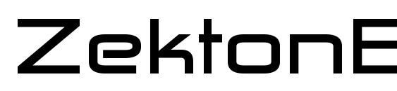 шрифт ZektonEx Bold, бесплатный шрифт ZektonEx Bold, предварительный просмотр шрифта ZektonEx Bold