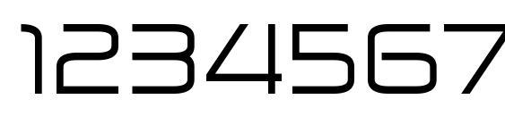 ZektonEx Regular Font, Number Fonts