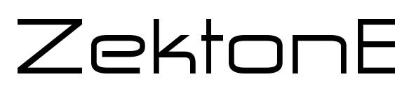 ZektonEx Regular Font