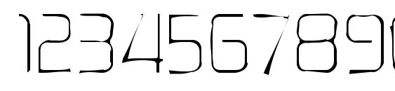 ZektonGaunt Font, Number Fonts