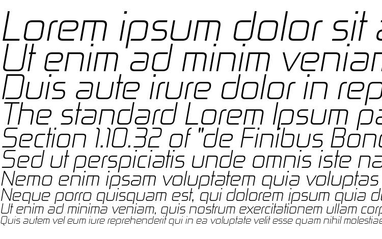 specimens ZektonLt Italic font, sample ZektonLt Italic font, an example of writing ZektonLt Italic font, review ZektonLt Italic font, preview ZektonLt Italic font, ZektonLt Italic font