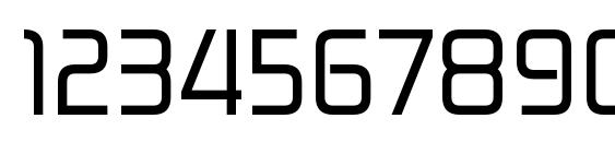 ZektonRg Regular Font, Number Fonts