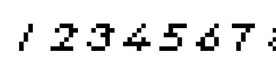 Zelda DX TT BRK Font, Number Fonts