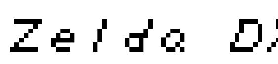 Zelda DX TT BRK font, free Zelda DX TT BRK font, preview Zelda DX TT BRK font