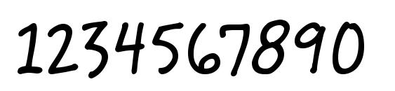 ZemkeHandITC TT Font, Number Fonts