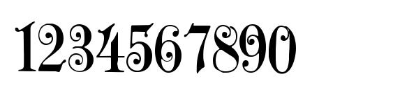 Zenda Font, Number Fonts