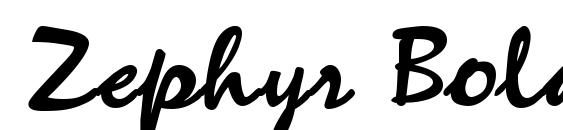 Zephyr Bold Font, Pretty Fonts