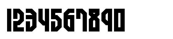 Zephyrean Gust BRK Font, Number Fonts