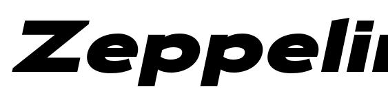 Шрифт Zeppelin 43 Bold Italic