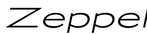 Zeppelin 51 Italic Font