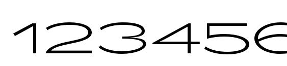 Zeppelin Light OT Font, Number Fonts