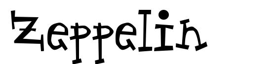 Zeppelin font, free Zeppelin font, preview Zeppelin font