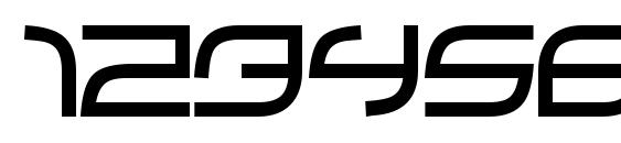 ZeroHour Font, Number Fonts