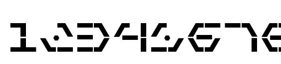 Zeta Sentry Bold Font, Number Fonts